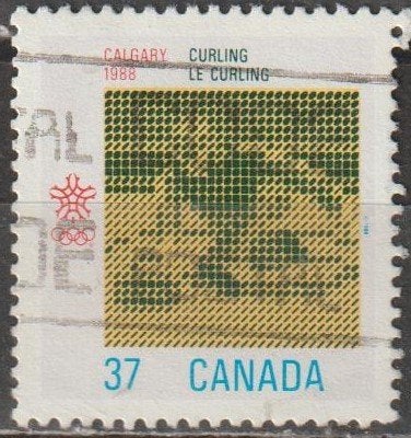 4237. Canada 1076 gest. Olymp. Spelen, Postzegels en Munten, Ophalen of Verzenden, Gestempeld, Noord-Amerika