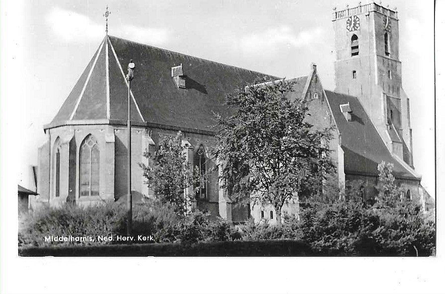 Middelharnis, Ophalen of Verzenden, 1960 tot 1980, Ongelopen, Zuid-Holland