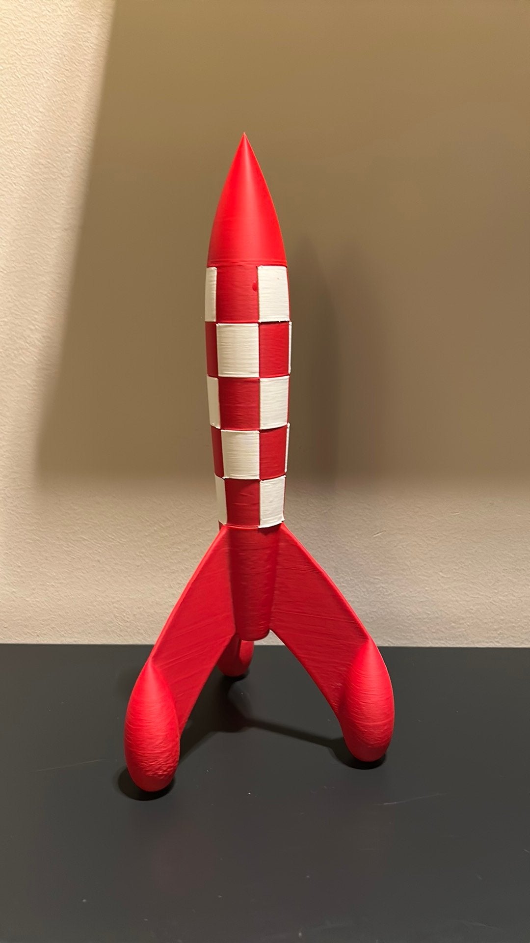 Tin tin raket kuifje 3d print, Verzenden, Beeld