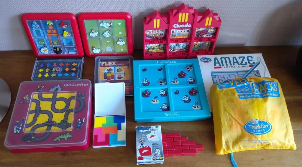 11 diverse Smart Games en Thinkfun puzzelspellen, Kinderen en Baby's, Speelgoed | Educatief en Creatief, Ophalen, Zo goed als nieuw