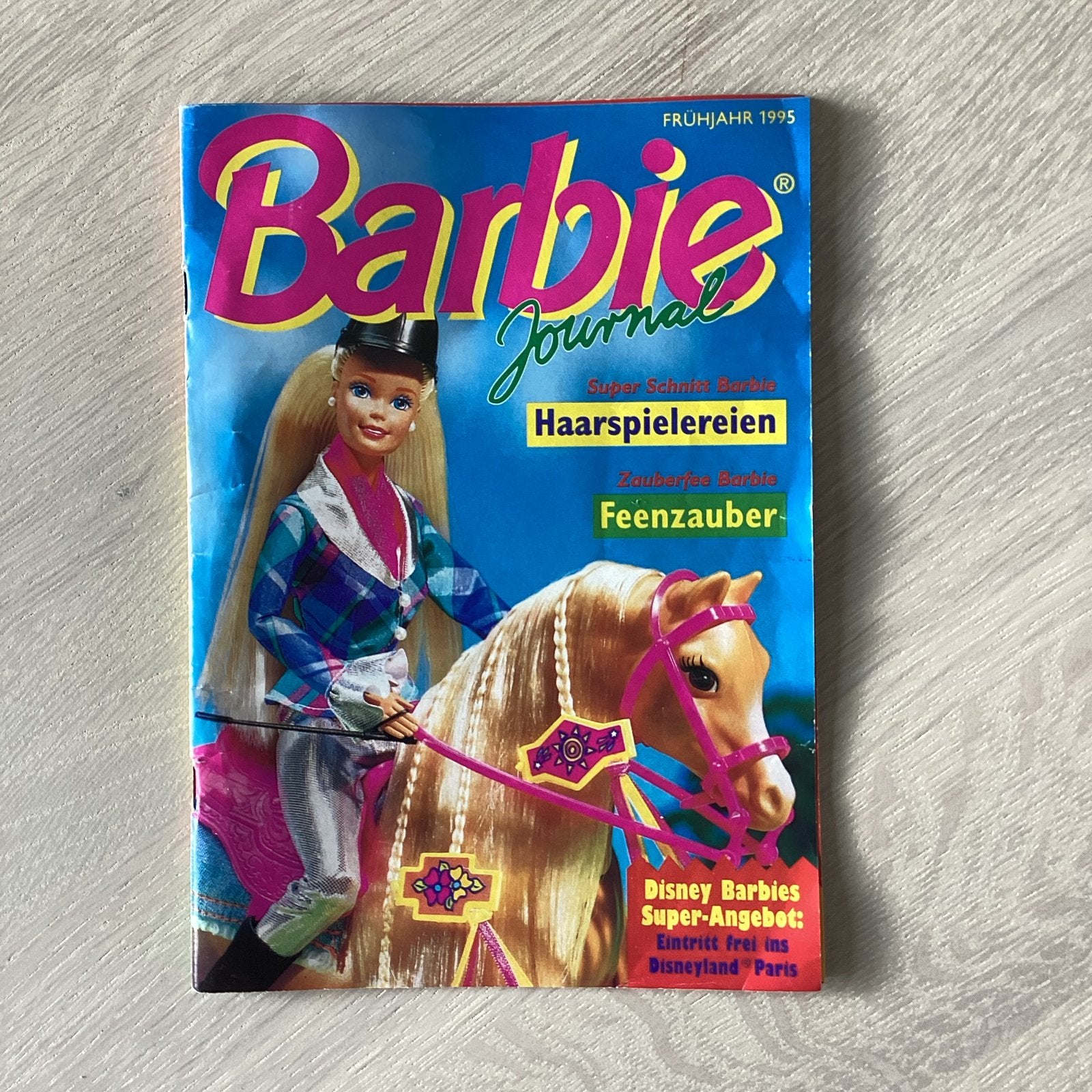 Barbie Journal Frühjahr 1995 - Paarden en Disney, Ophalen of Verzenden, Gebruikt, Barbie