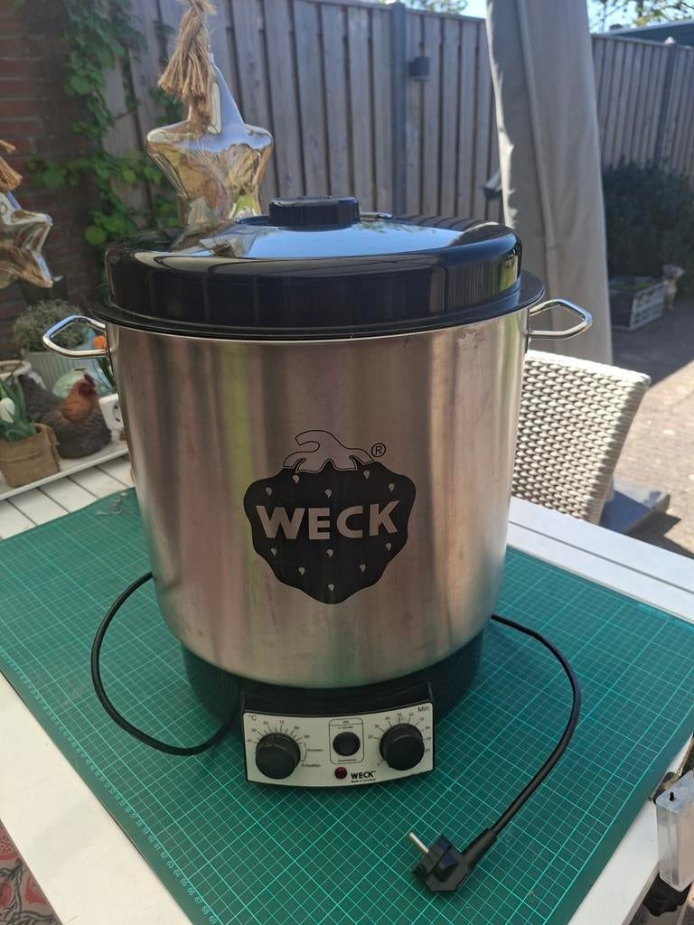 Weck Inmaakketel RVS met timer, Ophalen of Verzenden, Gebruikt
