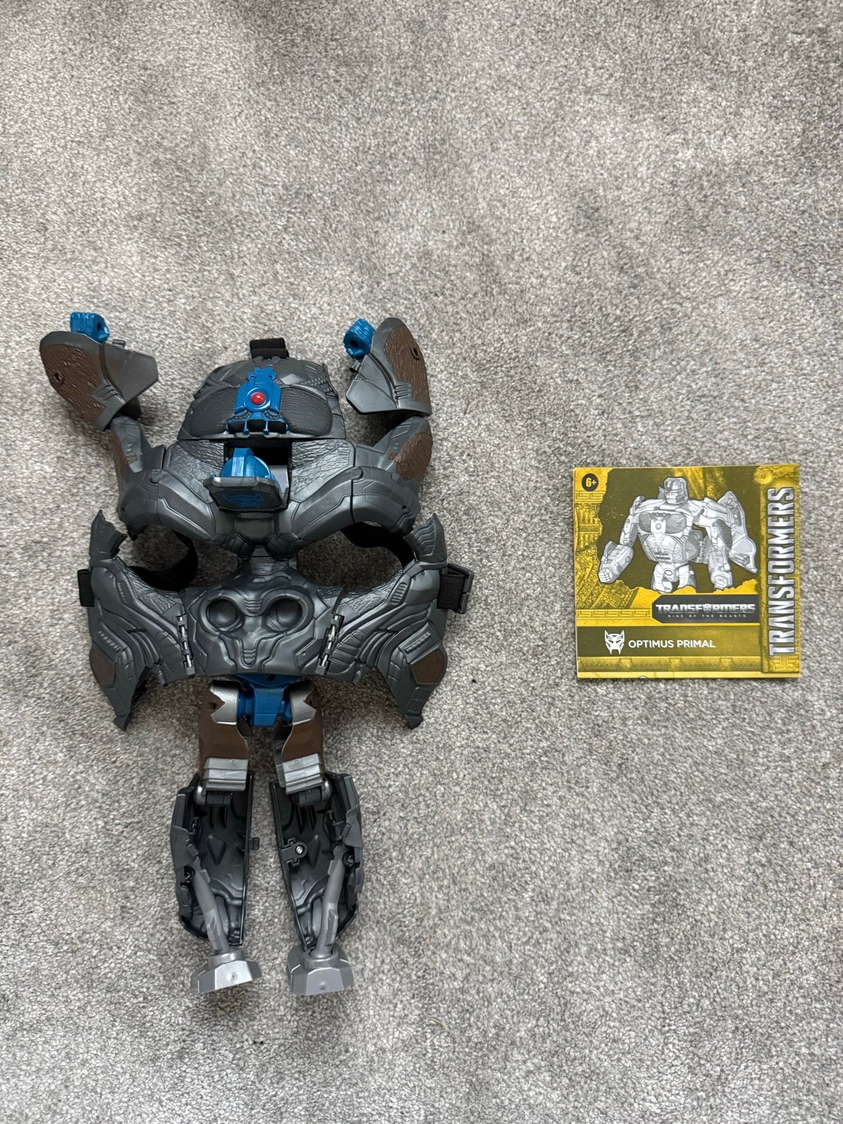 Transformers Optimus Primal Masker, Ophalen of Verzenden, Zo goed als nieuw