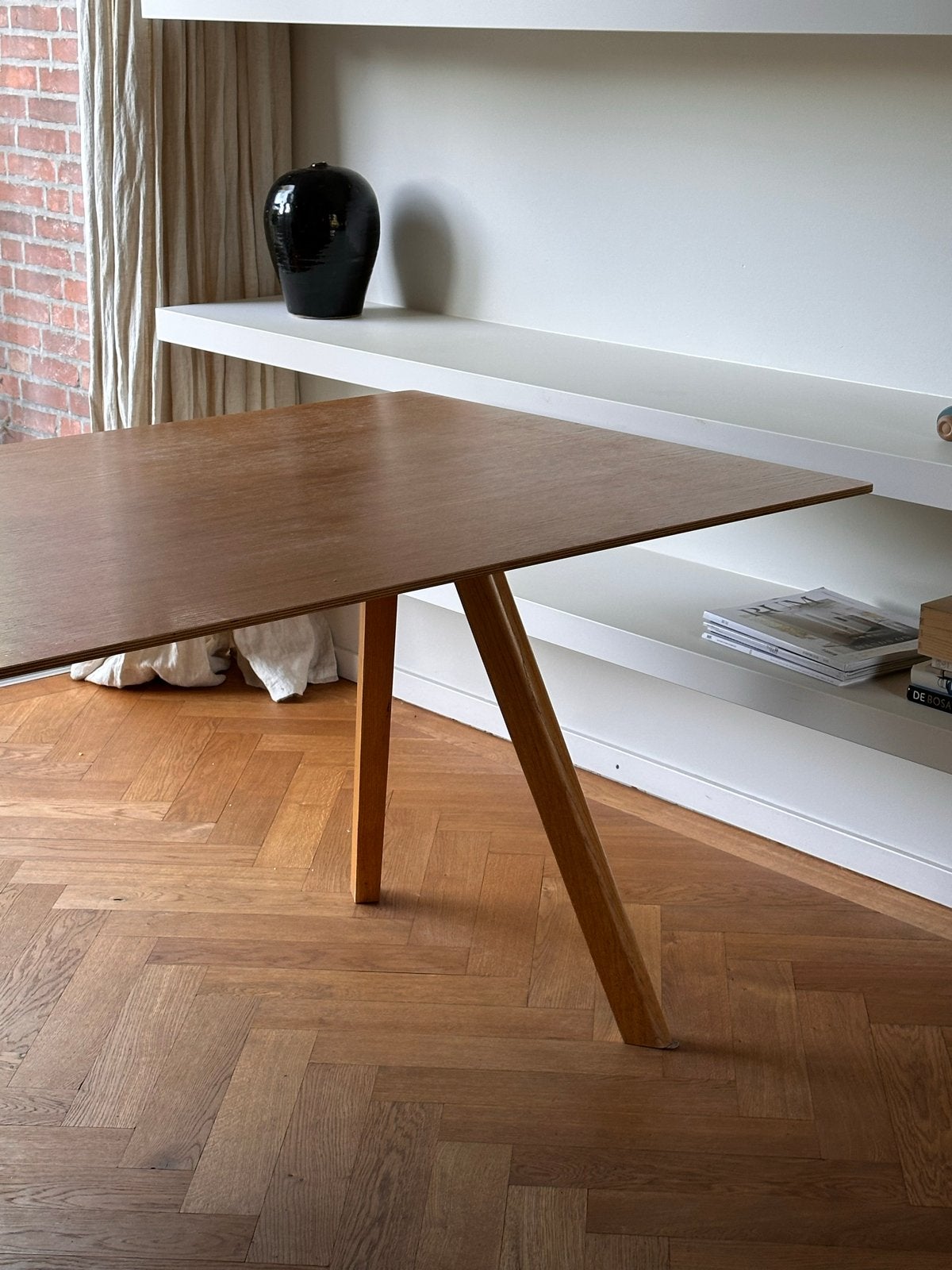 HAY Copenhagen designtafel eiken (opknapper), Ophalen, Gebruikt, Eikenhout, 200 cm of meer