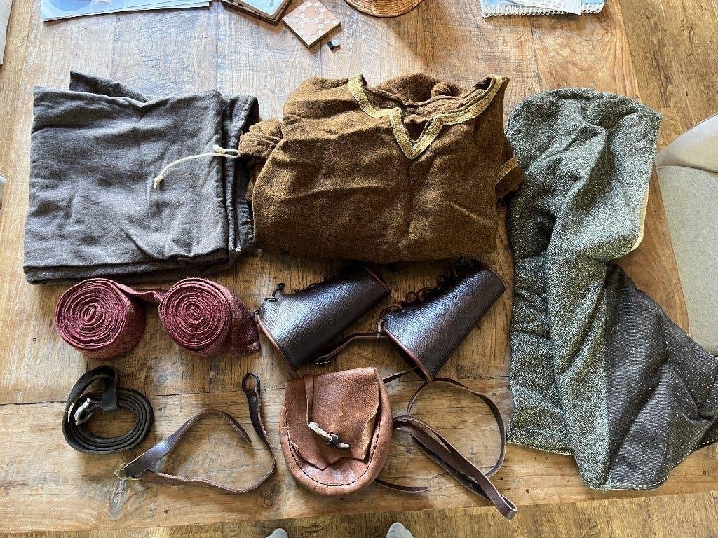 Middeleeuwse reenactment outfit, Hobby en Vrije tijd, Ophalen of Verzenden, Gebruikt, Overige typen