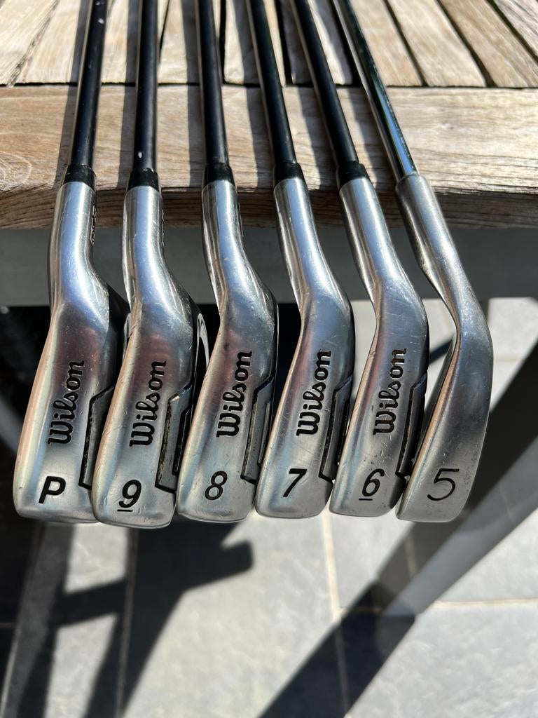 Wilson Golfclubs Set (5, 6, 7, 8, 9, P) - Gebruikt, Ophalen, Gebruikt, Set, Overige merken