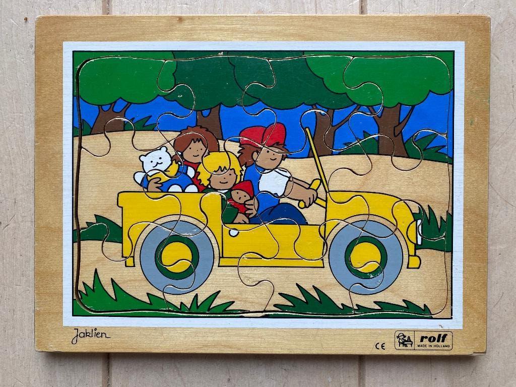 Rolf puzzel, Kinderen en Baby's, Speelgoed | Houten speelgoed, Gebruikt, Ophalen of Verzenden