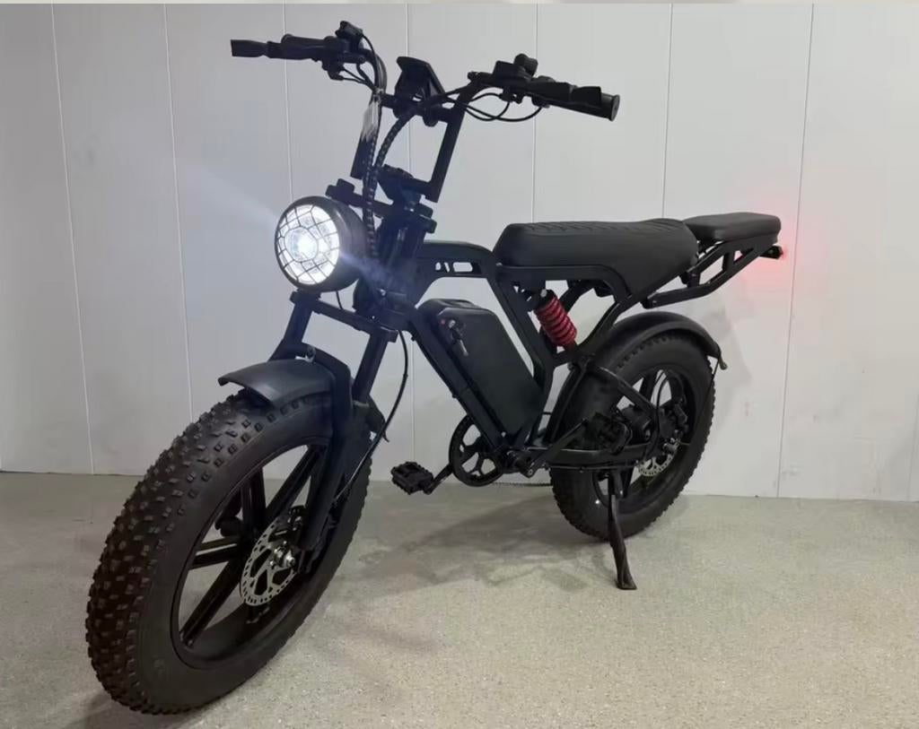 V20 Fatbike 1000W – Compleet Nieuw – Met Opvoerbaar Scherm, Fietsen en Brommers, Elektrische fietsen, Nieuw, 59 cm of meer, 50 km per accu of meer