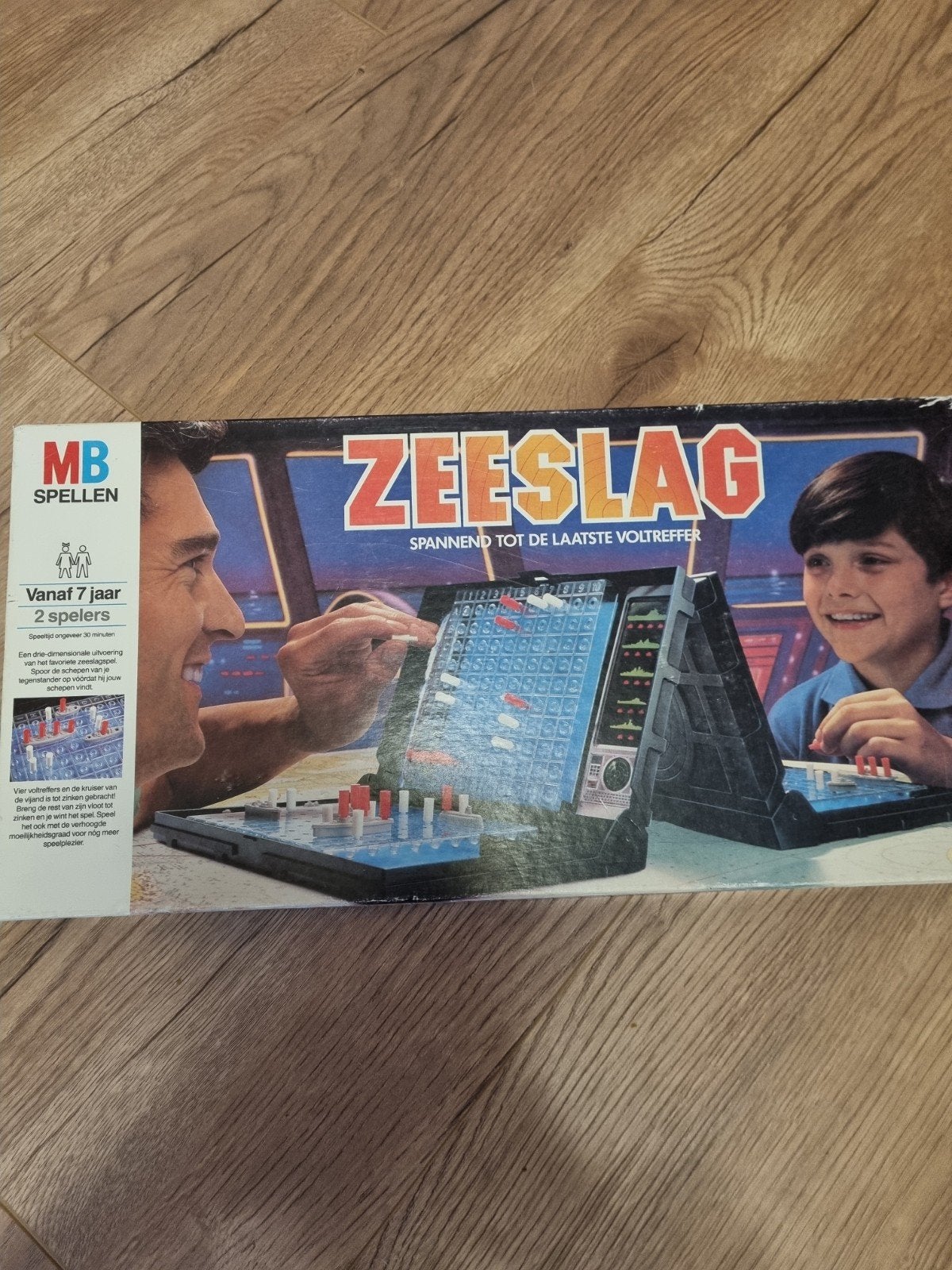 Zeeslag bordspel - Compleet en zo goed als nieuw, Een of twee spelers, Ophalen of Verzenden, Zo goed als nieuw, MB Spellen