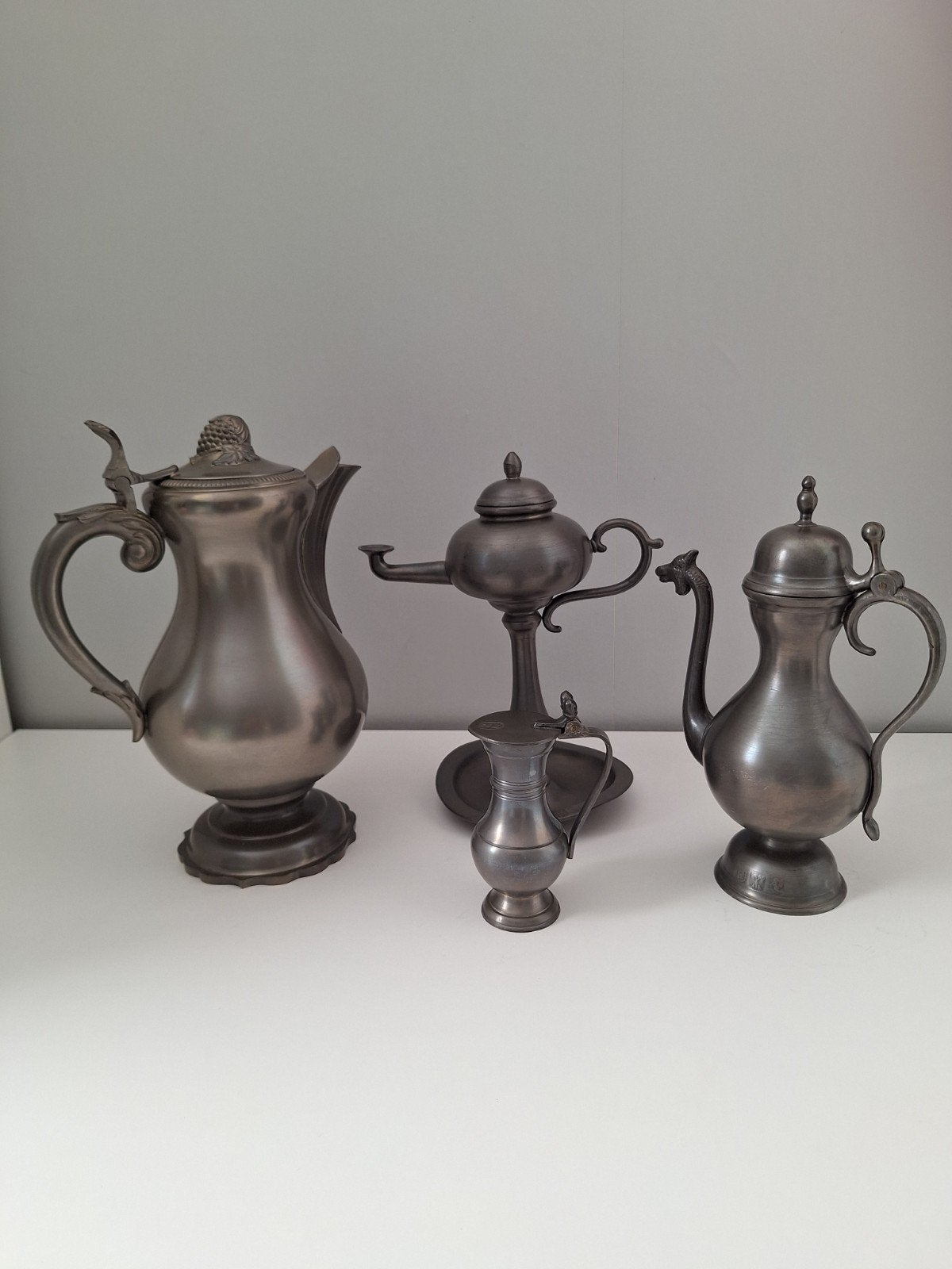 Mooie set orginele tinnen kannen., Antiek en Kunst, Ophalen of Verzenden
