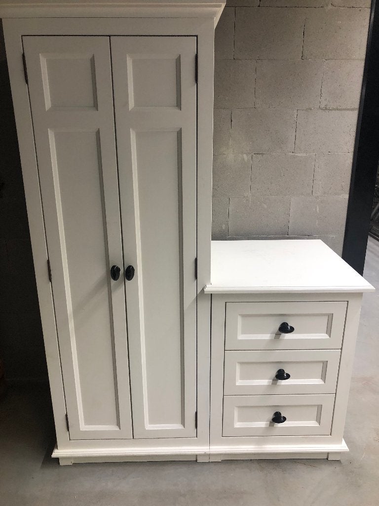 Babykamer handgemaakte houten commode en kast, Ophalen, Gebruikt, 50 tot 70 cm, 100 cm of meer