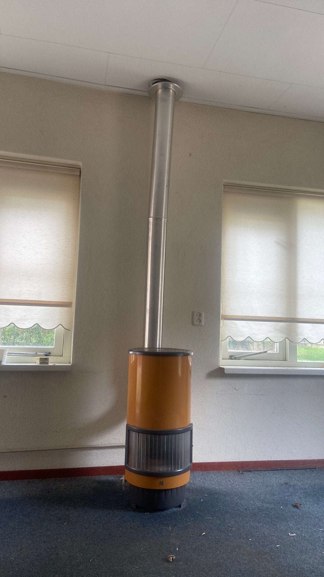 Etna Gaskachel - Goedwerkend met complete afvoer, Huis en Inrichting, Ophalen, Gebruikt, Gas, Vrijstaand
