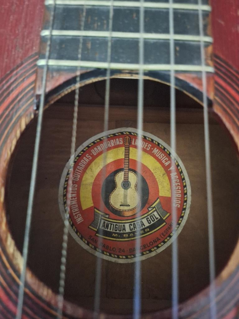 Mooie gitaar 'Antiqua Casa Gul', Muziek en Instrumenten, Ophalen of Verzenden, Gebruikt, Klassieke of Spaanse gitaar