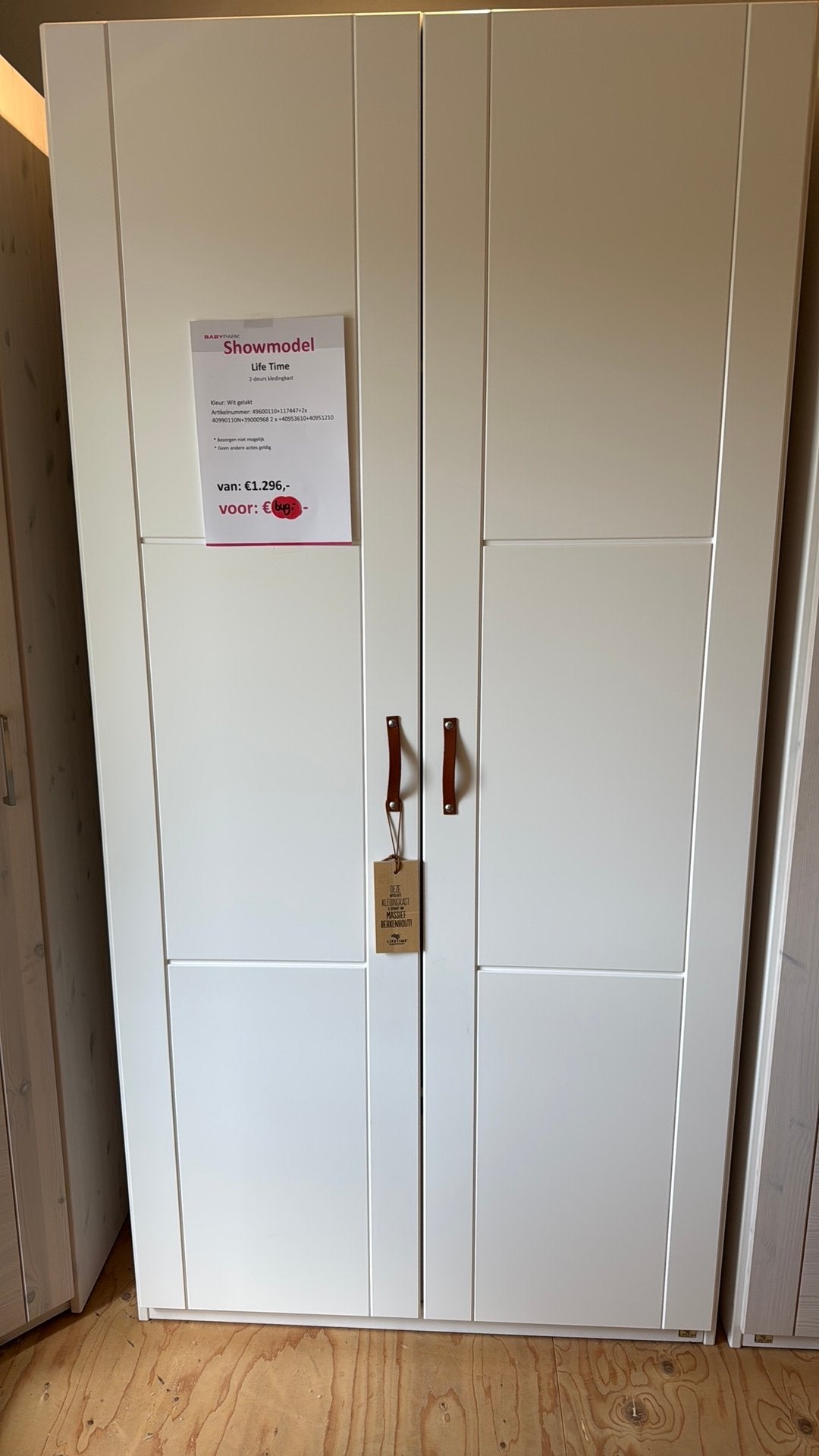Lifetime 2 deurs kledingkast, Huis en Inrichting, Kasten | Kledingkasten, Ophalen, Zo goed als nieuw, 50 tot 75 cm, 200 cm of meer