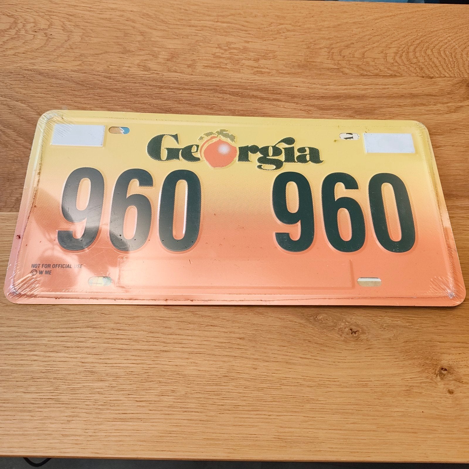 nummerbord USA Georgia 960 960, Ophalen of Verzenden, Nieuw, Auto's