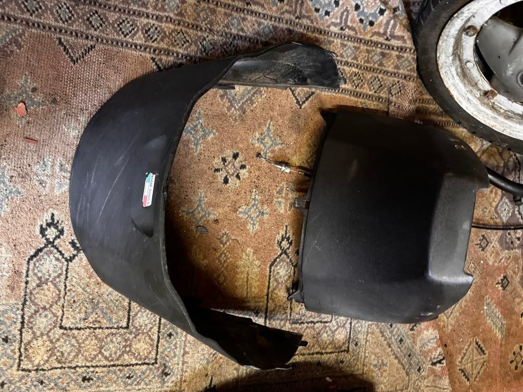 Piaggio Zip beenschild met bougie kap, Ophalen of Verzenden, Gebruikt