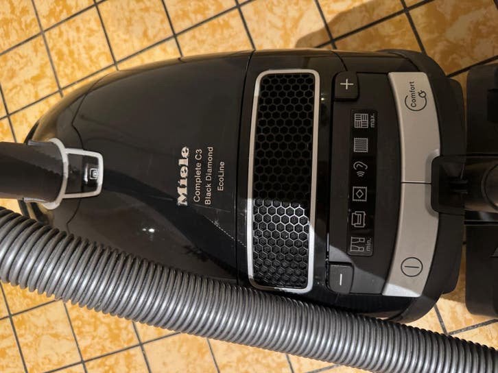 Miele Complete C3 Black Diamond EcoLine Stofzuiger, Stofzak, Ophalen of Verzenden, Zo goed als nieuw, Miele