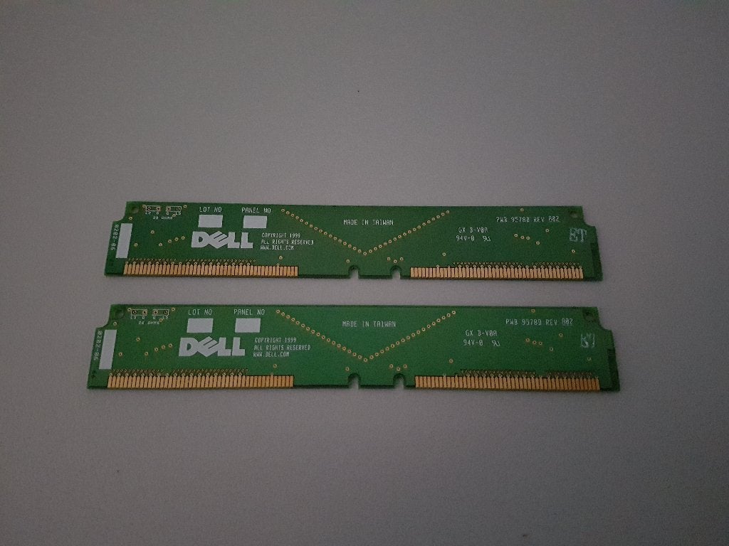 Dell Crimm RDRAM Memory Terminator Green PWB 9578D Rev A02, Computers en Software, Vintage Computers, Ophalen of Verzenden
