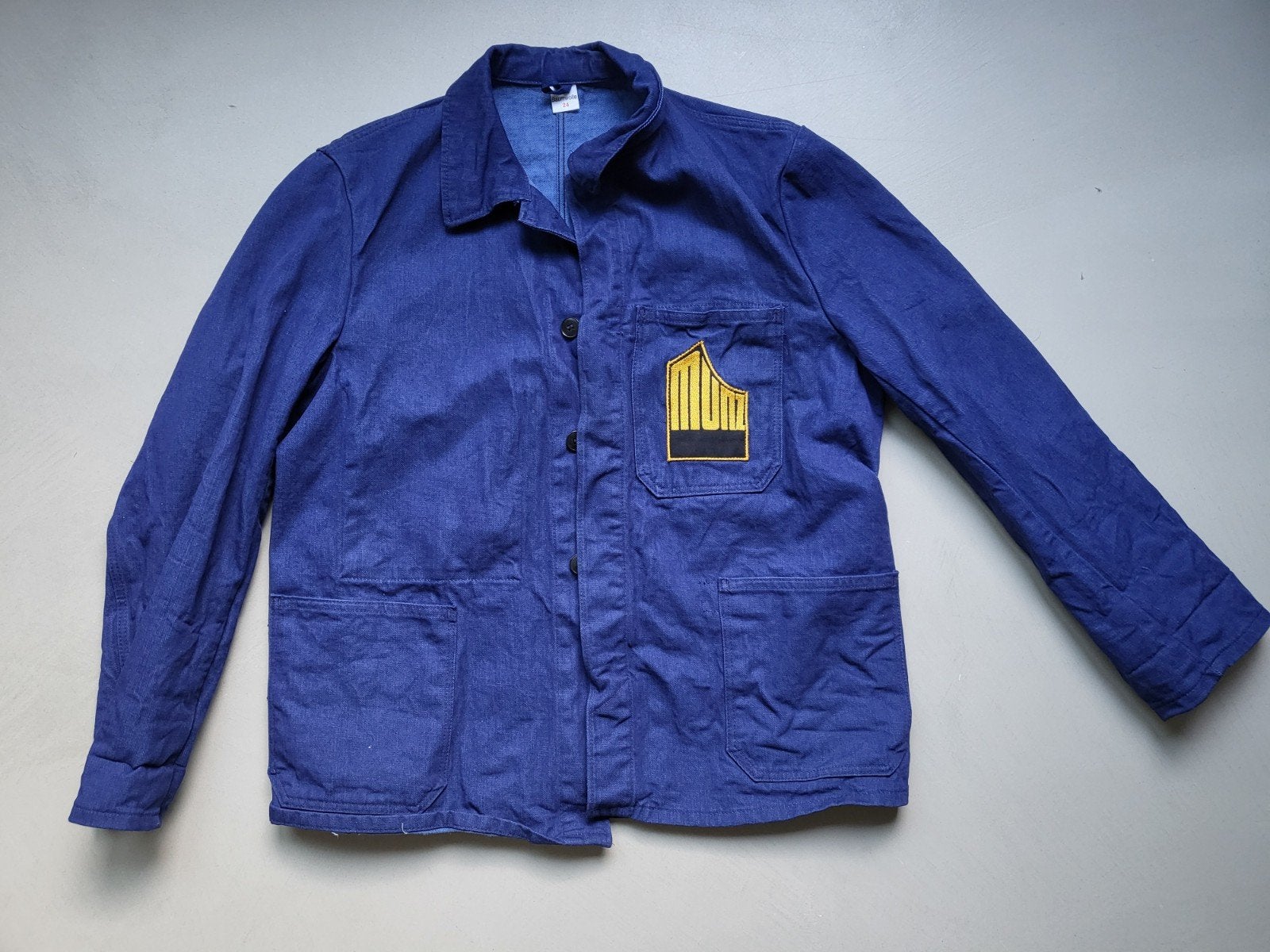 Vintage Blue Work Jacket, Blauw, Overige maten, Ophalen of Verzenden, Kibler