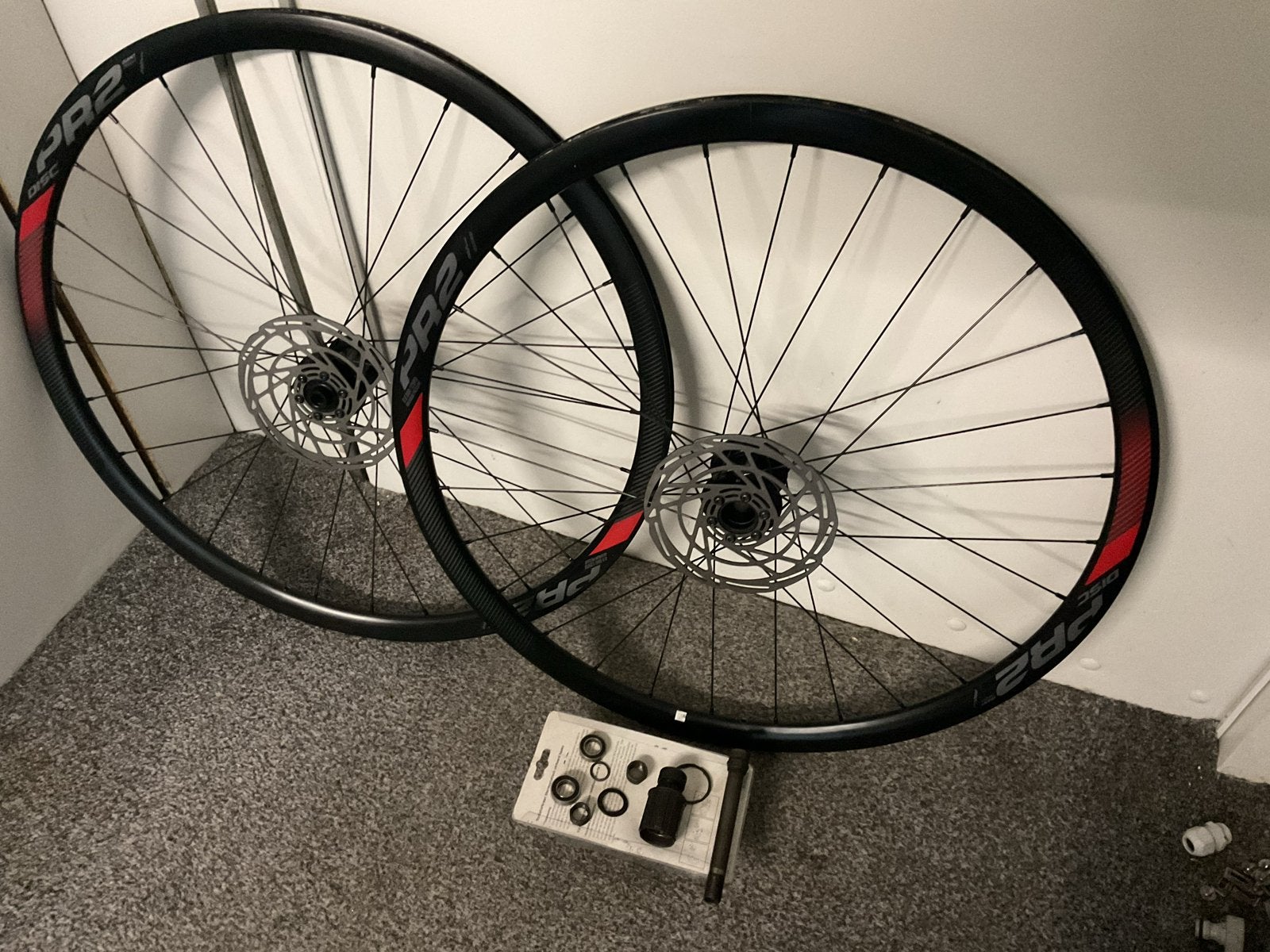 Giant PR2 Disc Wielset, Wiel, Gebruikt, Ophalen of Verzenden, Aluminium