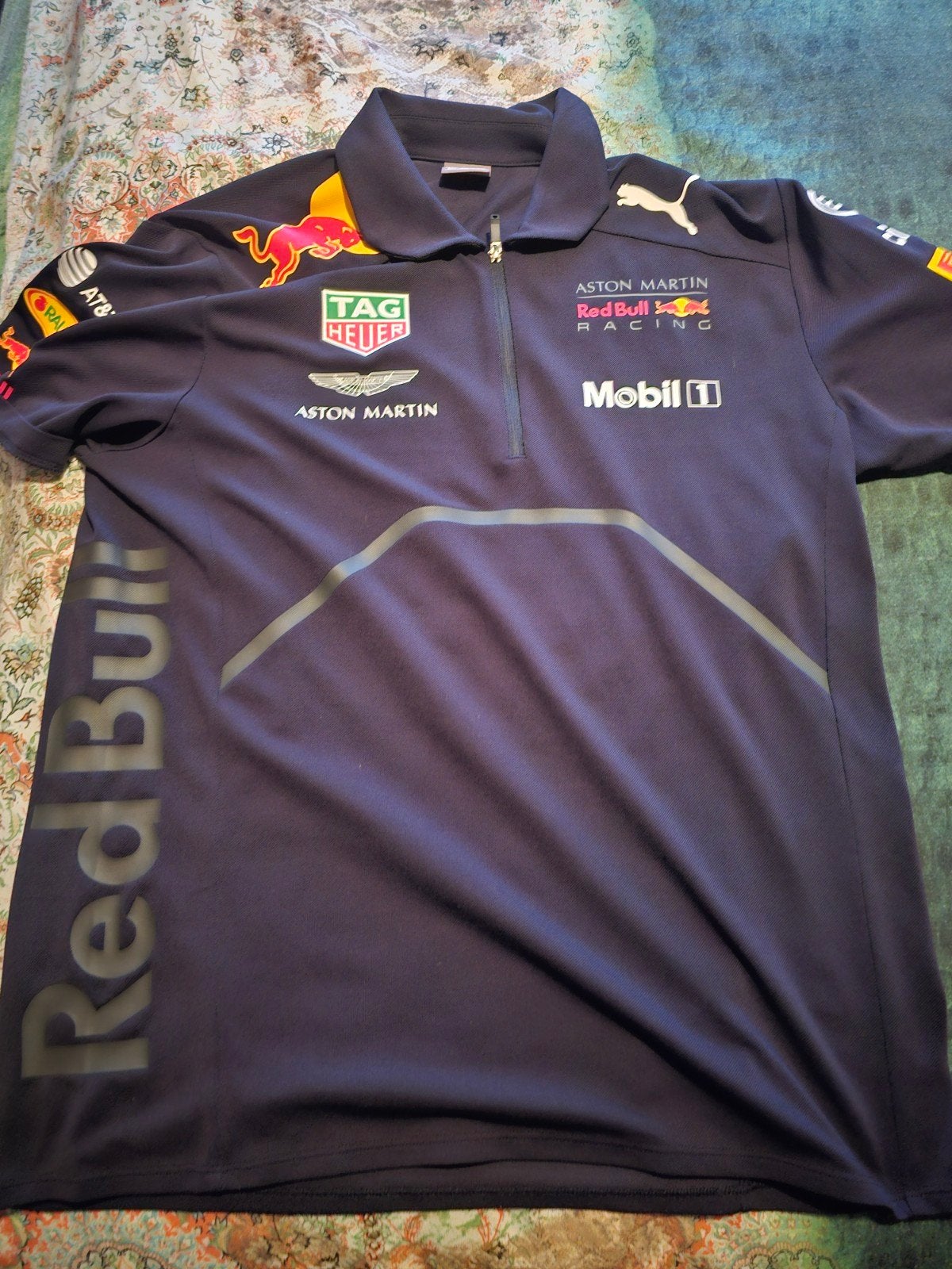 Red Bull Racing F1 Polo Maat L, Maat 52/54 (L), Blauw, Ophalen of Verzenden, Zo goed als nieuw