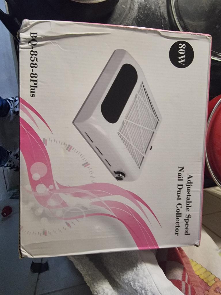 Nail dust collector bq-858-plus, Ophalen of Verzenden, Nieuw, Wit, Handen en Nagels