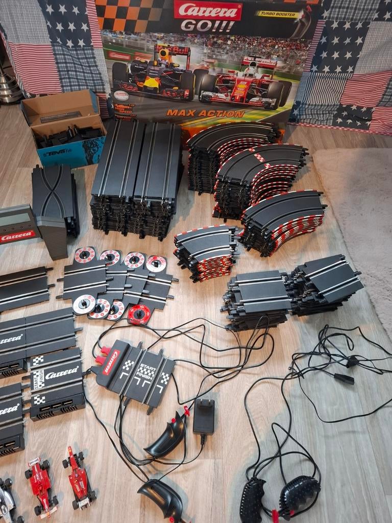 ZEER UITGEBREIDE Carrera GO  Racebaan + 6 auto's, Carrera, Ophalen of Verzenden, Zo goed als nieuw, Elektrisch