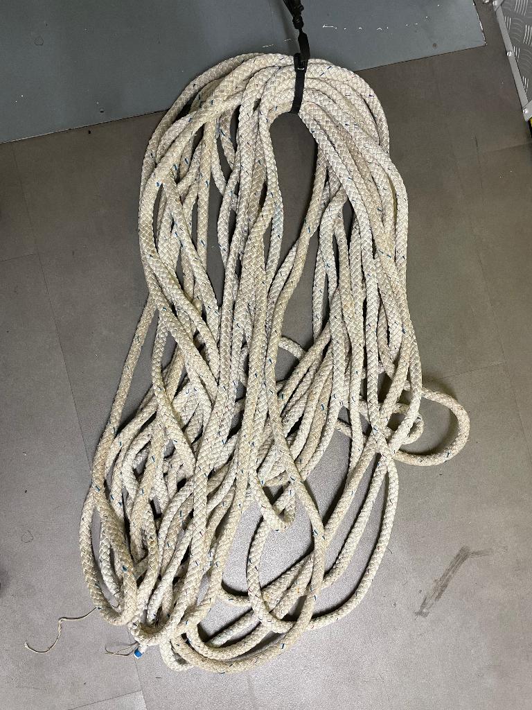 Lood verzwaarde ankerlijn 16mm 40mtr z.g.a.n., Watersport en Boten, Ophalen, Gebruikt, Lijn of Blok
