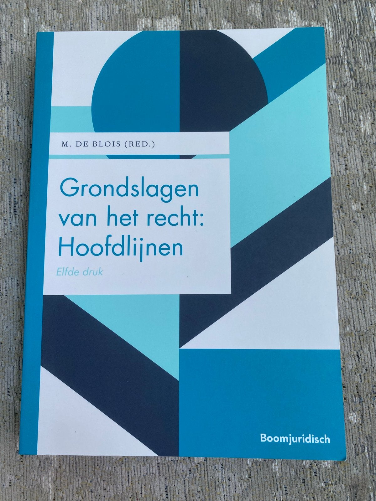 Grondslagen van het recht: Hoofdlijnen - 11e druk, Ophalen of Verzenden, Gamma, Zo goed als nieuw, WO