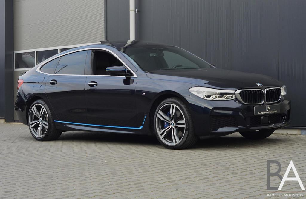 BMW 640i GT xDrive |luchtvering |H/K|pano|360|stoelvent|led, Gebruikt, Euro 6, Met garantie (alle), Leder