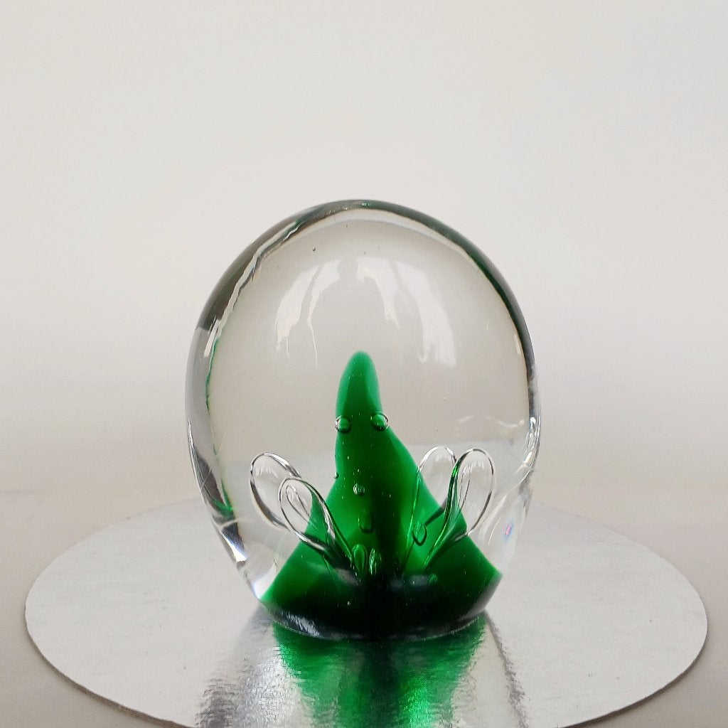 Presse-papier Glasobject Paperweight, Ophalen of Verzenden