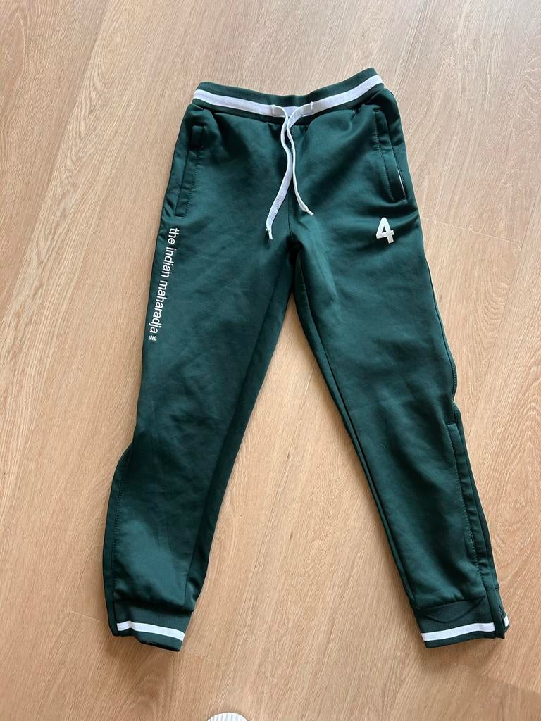 Myra groene ‘the Indian maharadja’ trainingsbroek. Maat 140, Ophalen, Gebruikt, Kleding