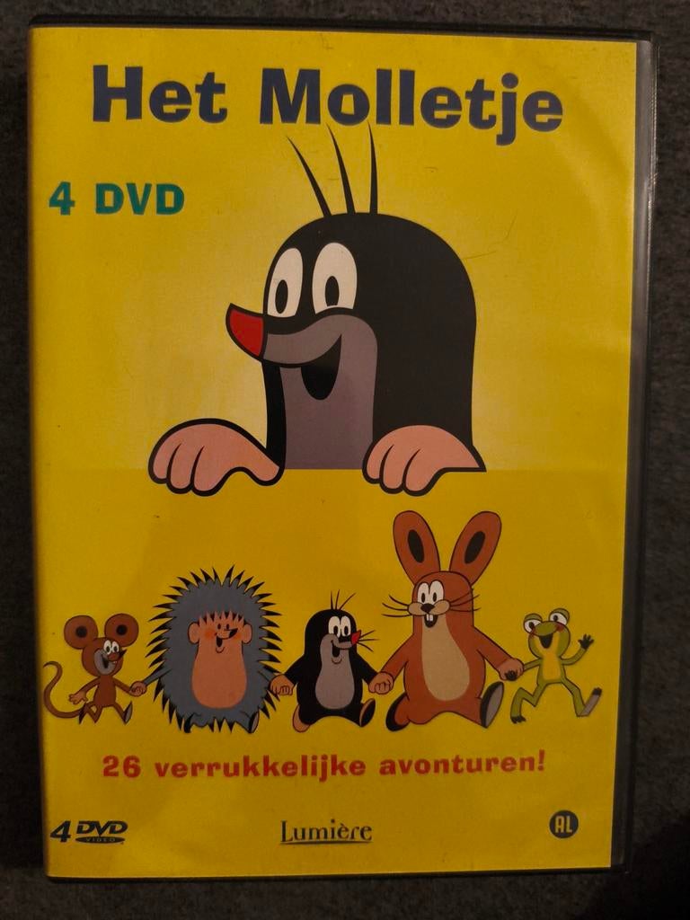 Het Molletje 4 DVD - 26 avonturen, Vanaf 6 jaar, Ophalen of Verzenden