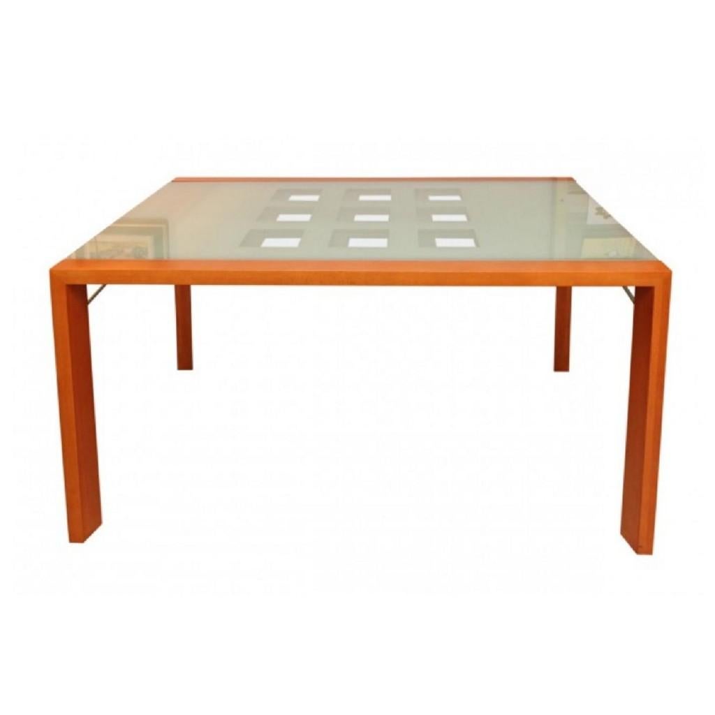 Ligne Roset Eettafel Extensia (140/260 cm) + 8 Libra Stoelen, Ophalen, Gebruikt, 200 cm of meer, 50 tot 100 cm