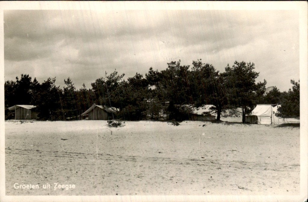 Zeegse - Paviljoen Duinoord - Tenten, Verzamelen, Ophalen of Verzenden, 1920 tot 1940, Gelopen, Drenthe