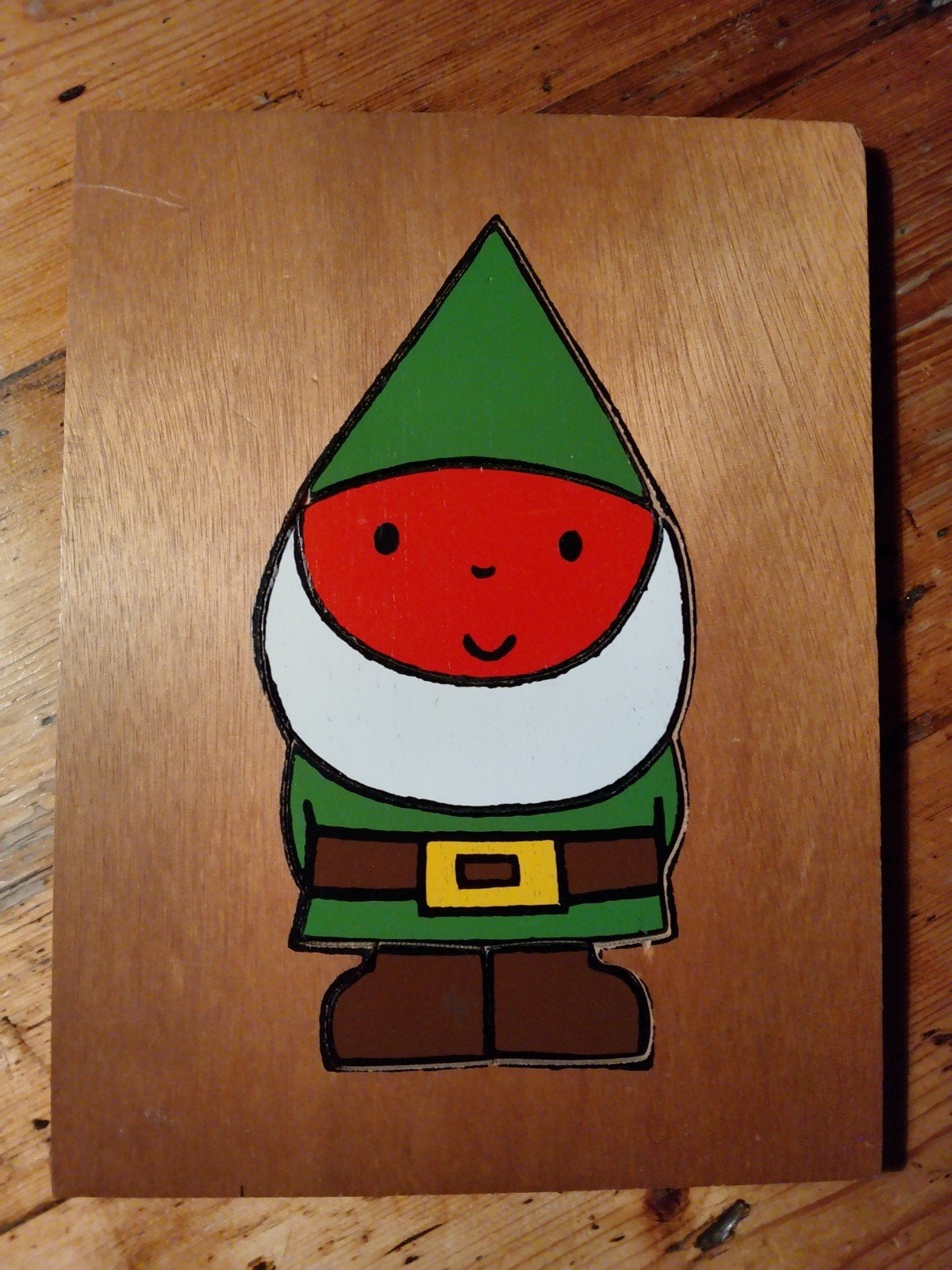 Vintage inlegpuzzel kabouter- Dick Bruna, Ophalen of Verzenden, Gebruikt