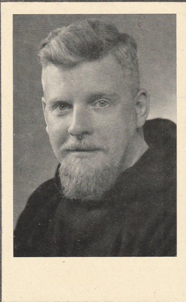 pater rademaker-amsterdam-medan 1959, Ophalen of Verzenden, Bidprentje
