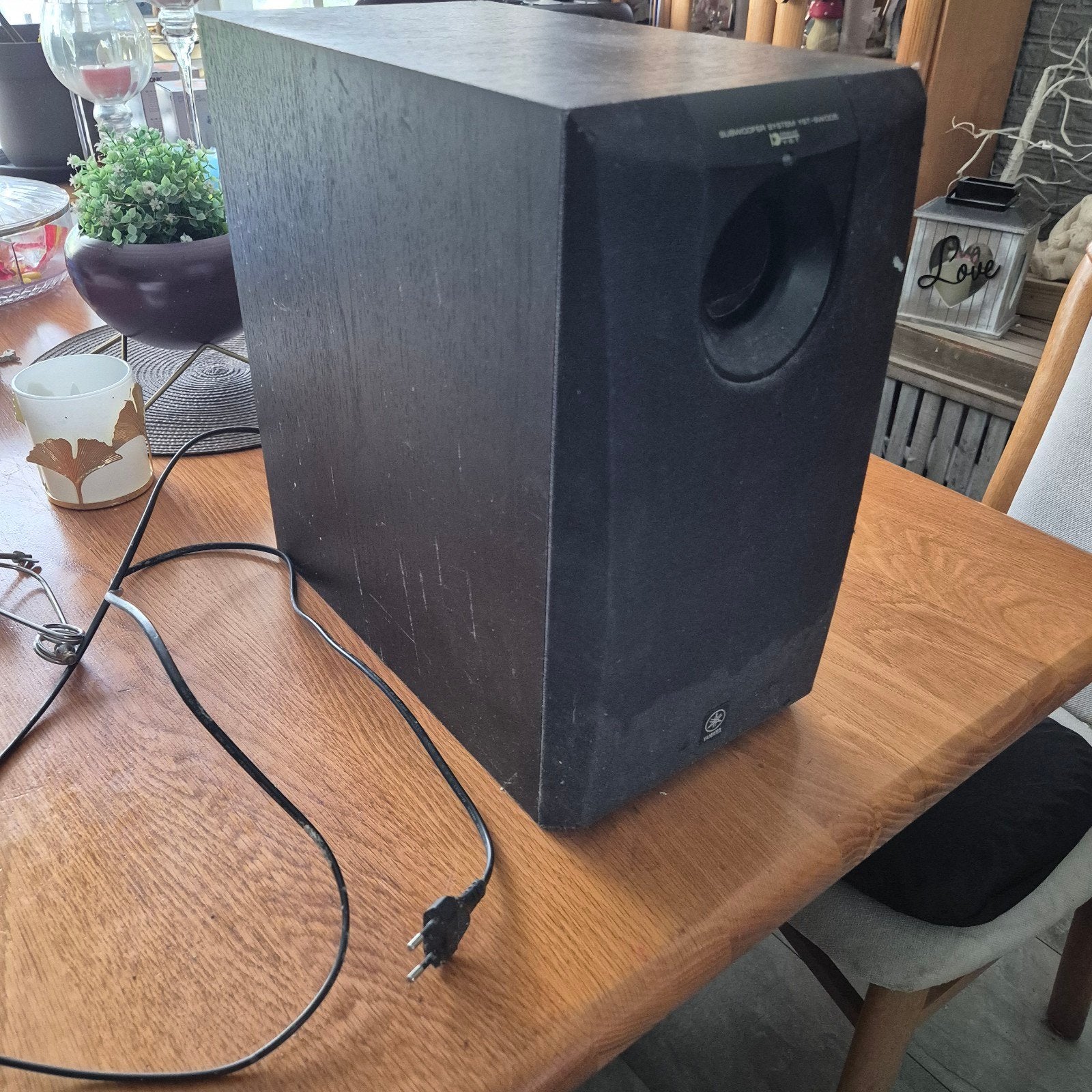 Yamaha Actieve Subwoofer, Audio, Tv en Foto, Gebruikt, Subwoofer, Yamaha, Ophalen of Verzenden