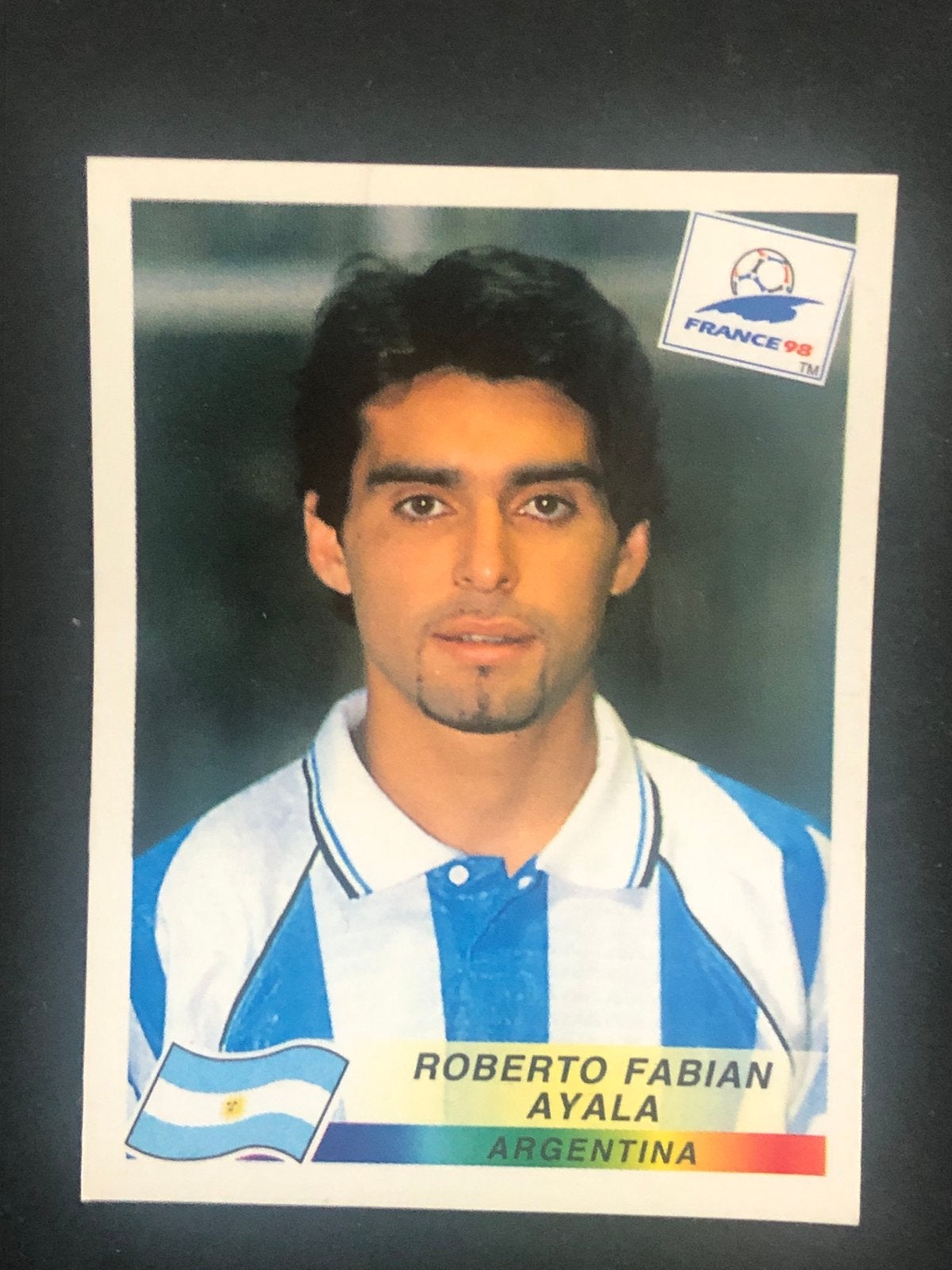 Roberto Fabian Ayala Panini France 98 WK Voetbalsticker, Verzamelen, Ophalen of Verzenden, Zo goed als nieuw, Sport