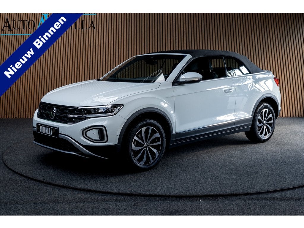 Volkswagen T-Roc Cabrio 1.5 TSI Navi Virtual C. Camera Beats, Euro 6, 4 cilinders, Wit, Origineel Nederlands