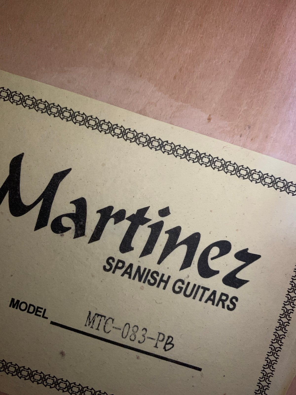 Martinez MTC-083-PB Spaanse kindergitaar - Zwart, Ophalen, Gebruikt, Klassieke of Spaanse gitaar