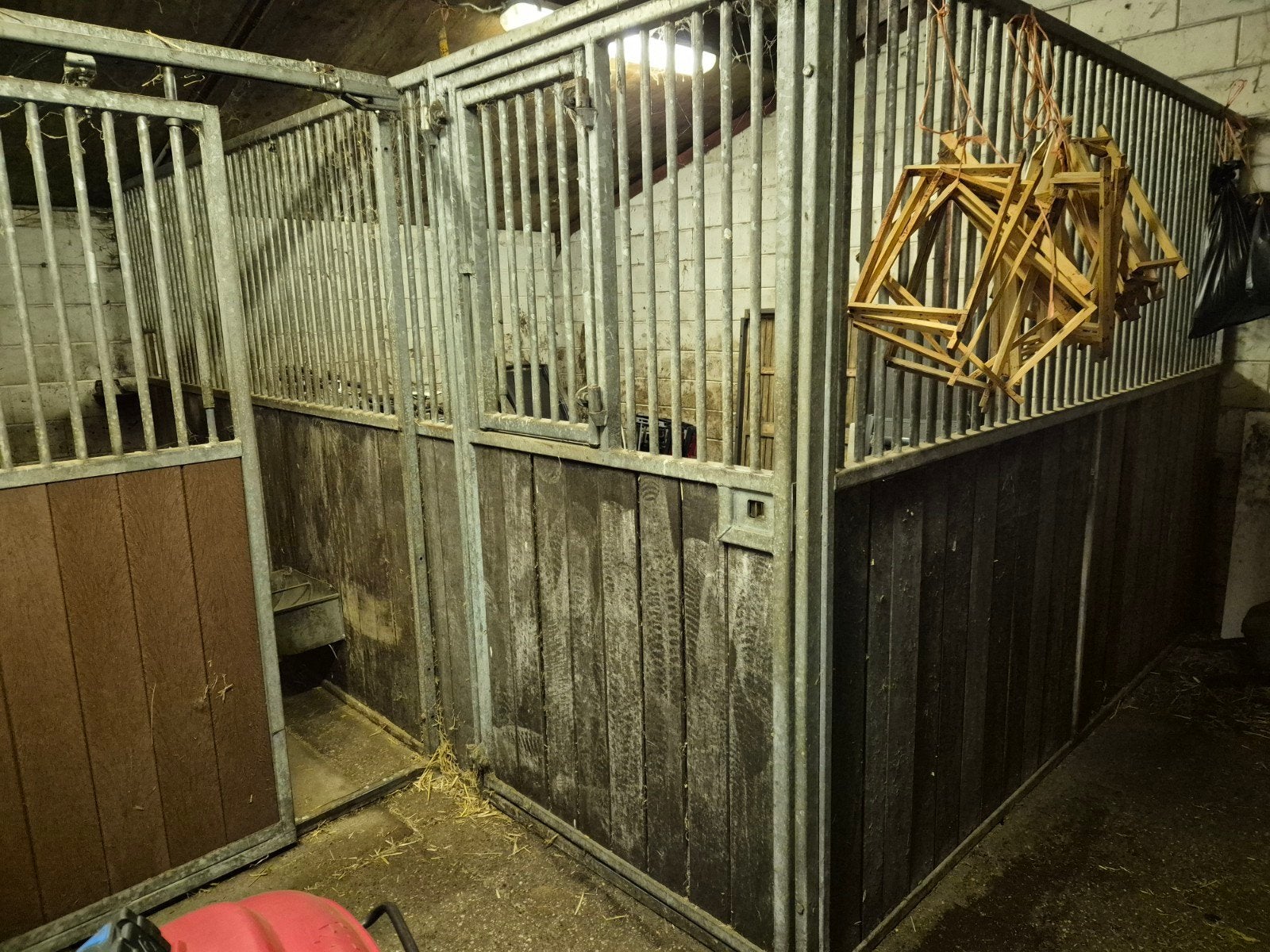 Paardenbox Panelen Boxwand Stalpaneel 3m en 4.5m, Stalling, 2 of 3 paarden of pony's