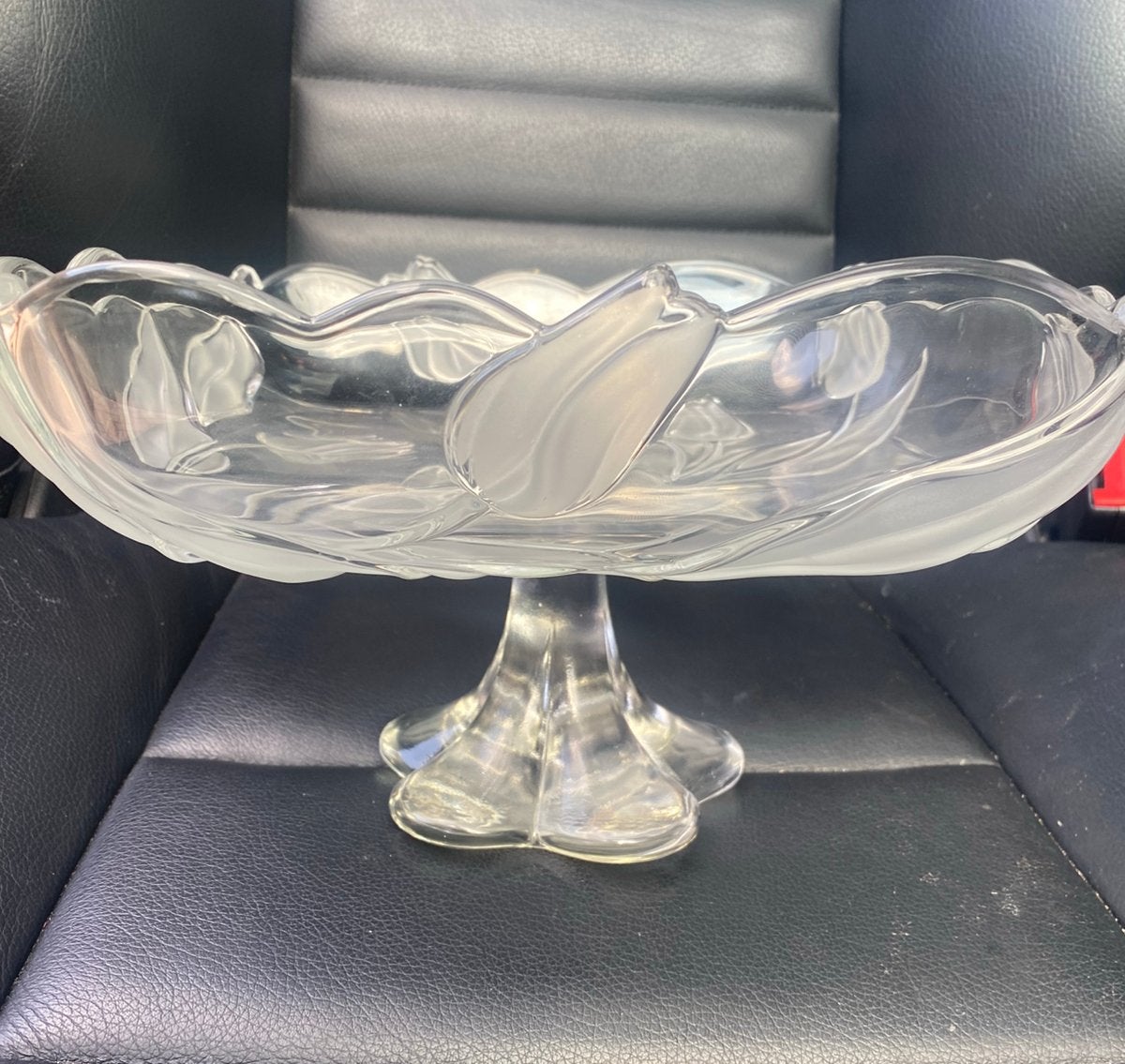 Walther glas fruitschaal kristal, Ophalen of Verzenden