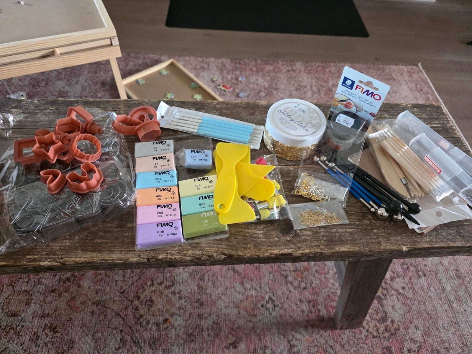 Grote knutselset met Fimo klei, uitstekers en gereedschap, Hobby en Vrije tijd, Knutselen, Ophalen of Verzenden
