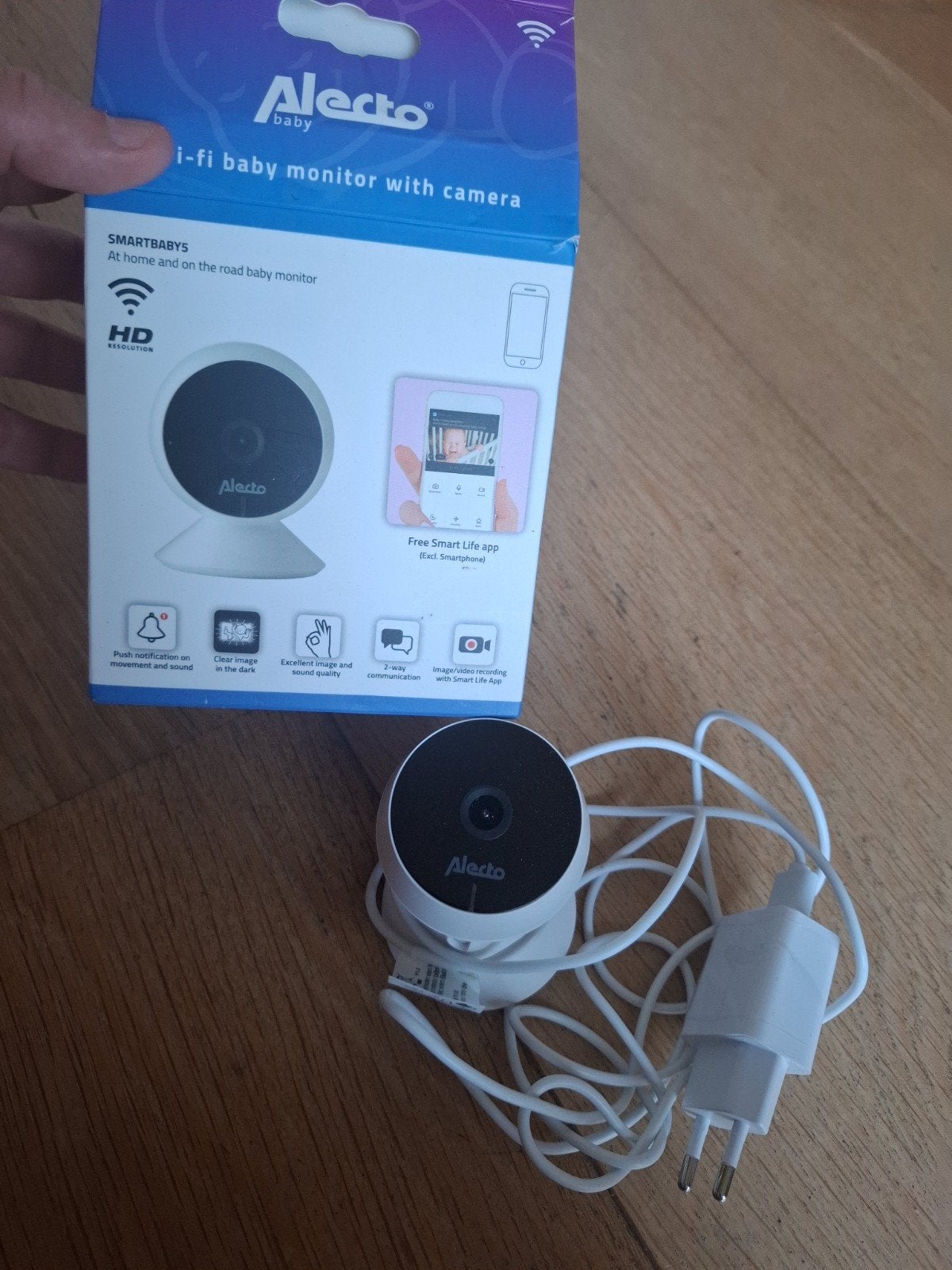 Alecto Smartbaby's Wi-Fi Babyfoon met Camera, Ophalen of Verzenden, Zo goed als nieuw, 250 meter of meer, Camera