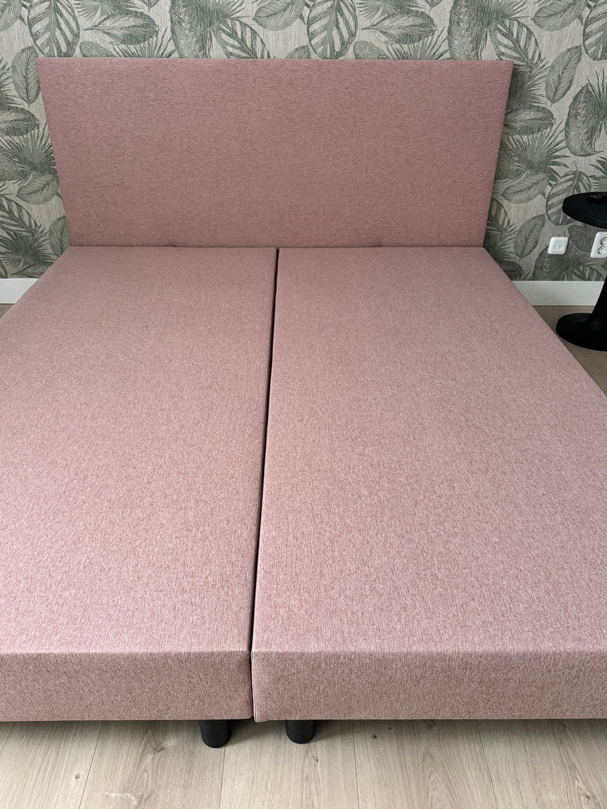 Boxspring miracle oud roze als nieuw, Ophalen, 200 cm, Nieuw, Tweepersoons
