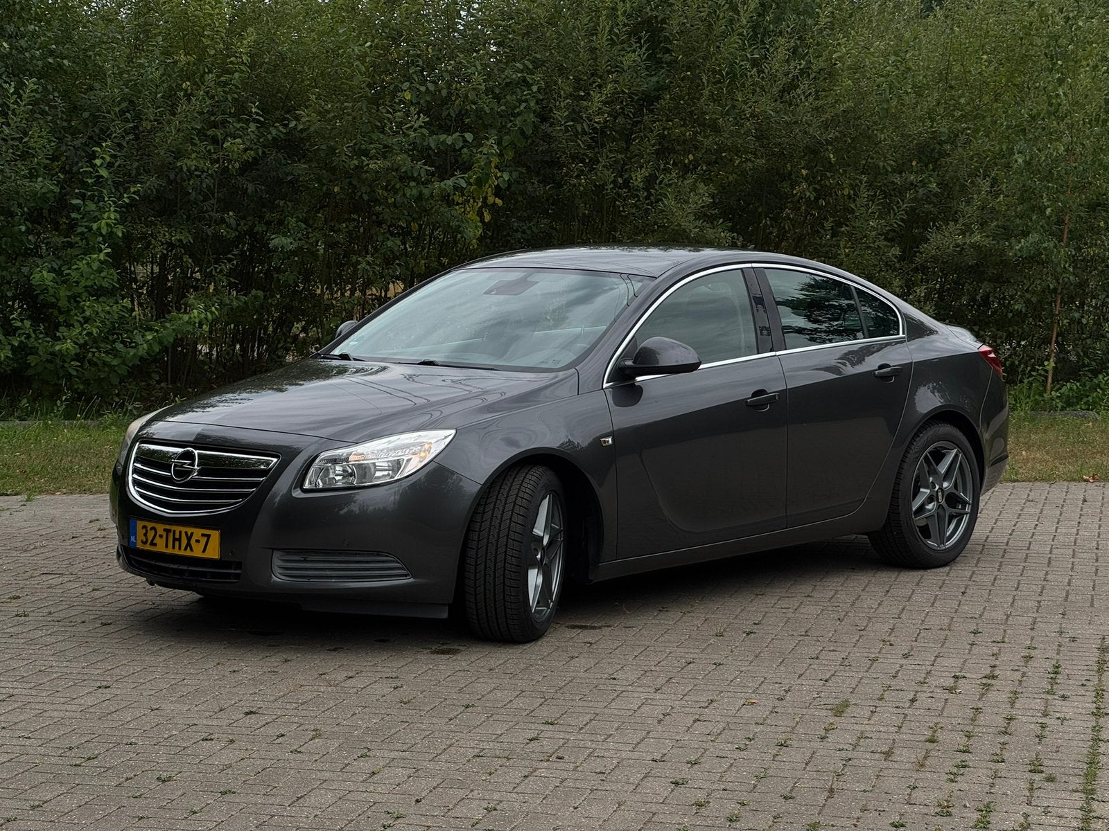 Opel Insignia 1.4 Turbo 103KW 4-DRS 2012 Grijs, Auto's, Opel, Voorwielaandrijving, Euro 5, Stof, Zwart