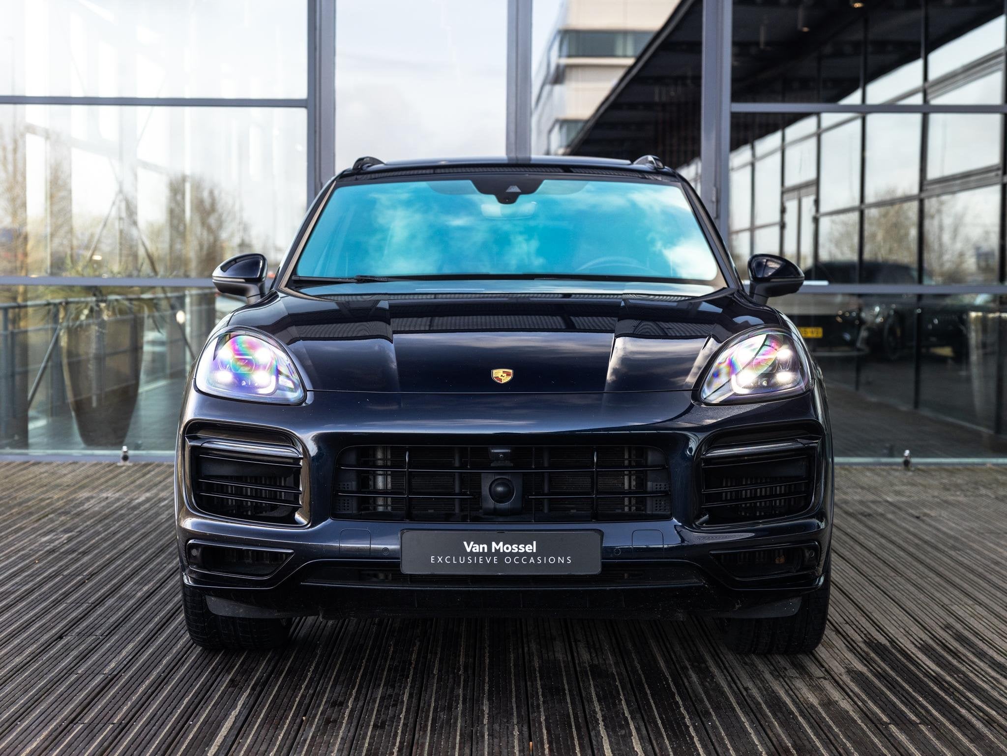 Porsche Cayenne 3.0 E-Hybrid Platinum Edition | SPORTDESIGN, Auto's, 14 kWh, 2995 cc, Blauw, Bedrijf
