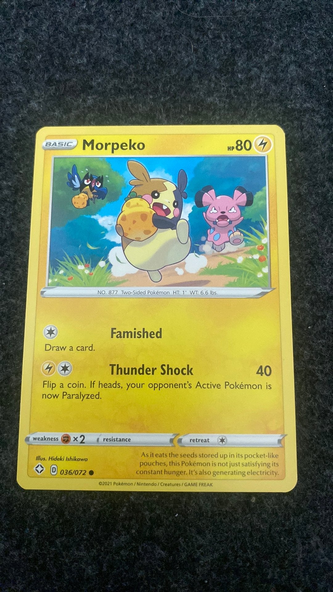 Legend Maker Morpeko common - 036/072, Ophalen of Verzenden, Zo goed als nieuw