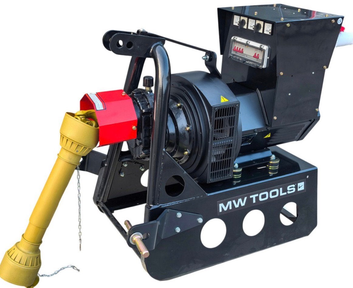 Tractorgenerator 30 kW / 37,5 kVA 3x400V met aftakas MW Tool, Ophalen, Nieuw